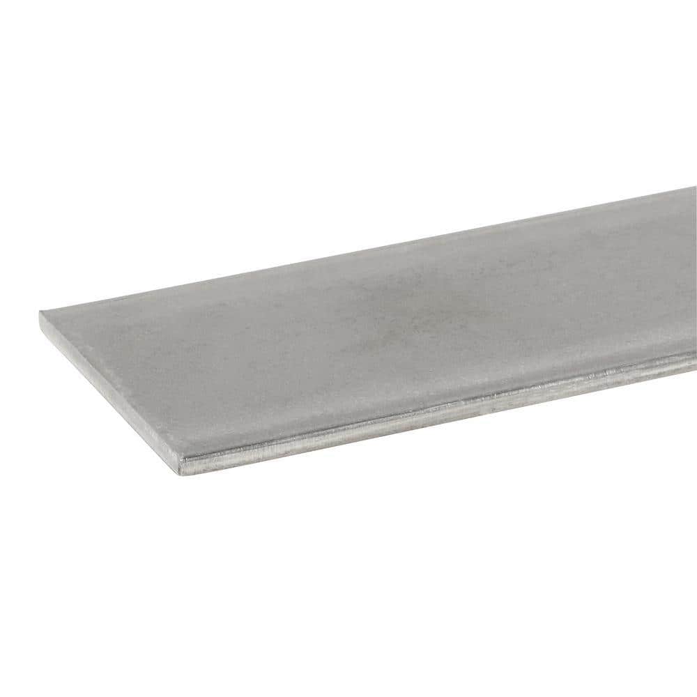2 in. x 3 ft. – 1/8 in. Thick Plain Steel Flat Bar - Hercitys