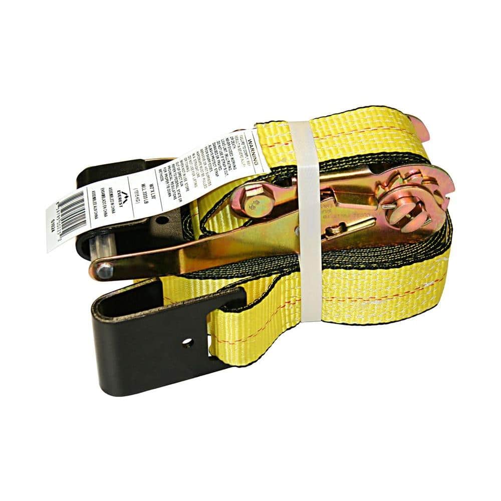 2 in. x 27 ft. Tie-Downs Truck/Trailer Strap (10,000 lbs.) - Hercitys