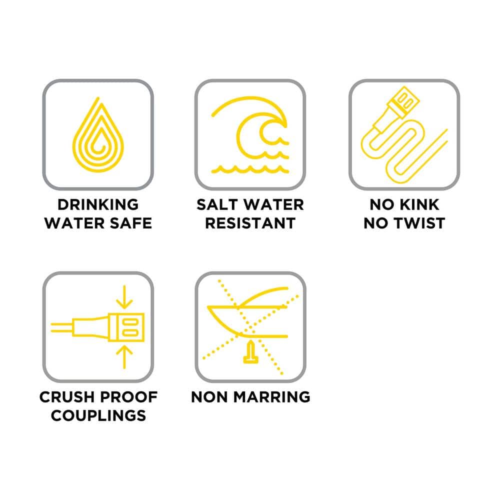 1/2 in. x 25 ft. Marine and RV Hose - Hercitys