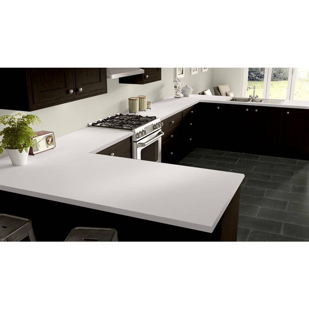 4 ft. x 8 ft. Laminate Sheet in Frosty White with Matte Finish - Hercitys