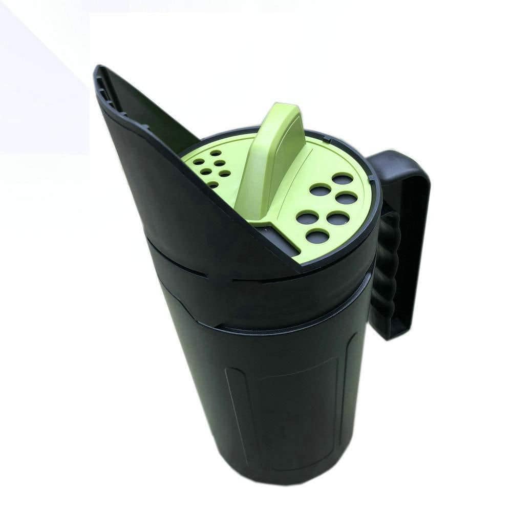 5 lb. Plastic Handheld Spreader for Grass Seed, Fertilizer and Snow Salt, Ice and Snow Melt Multiple Adjustable Opening - Hercitys