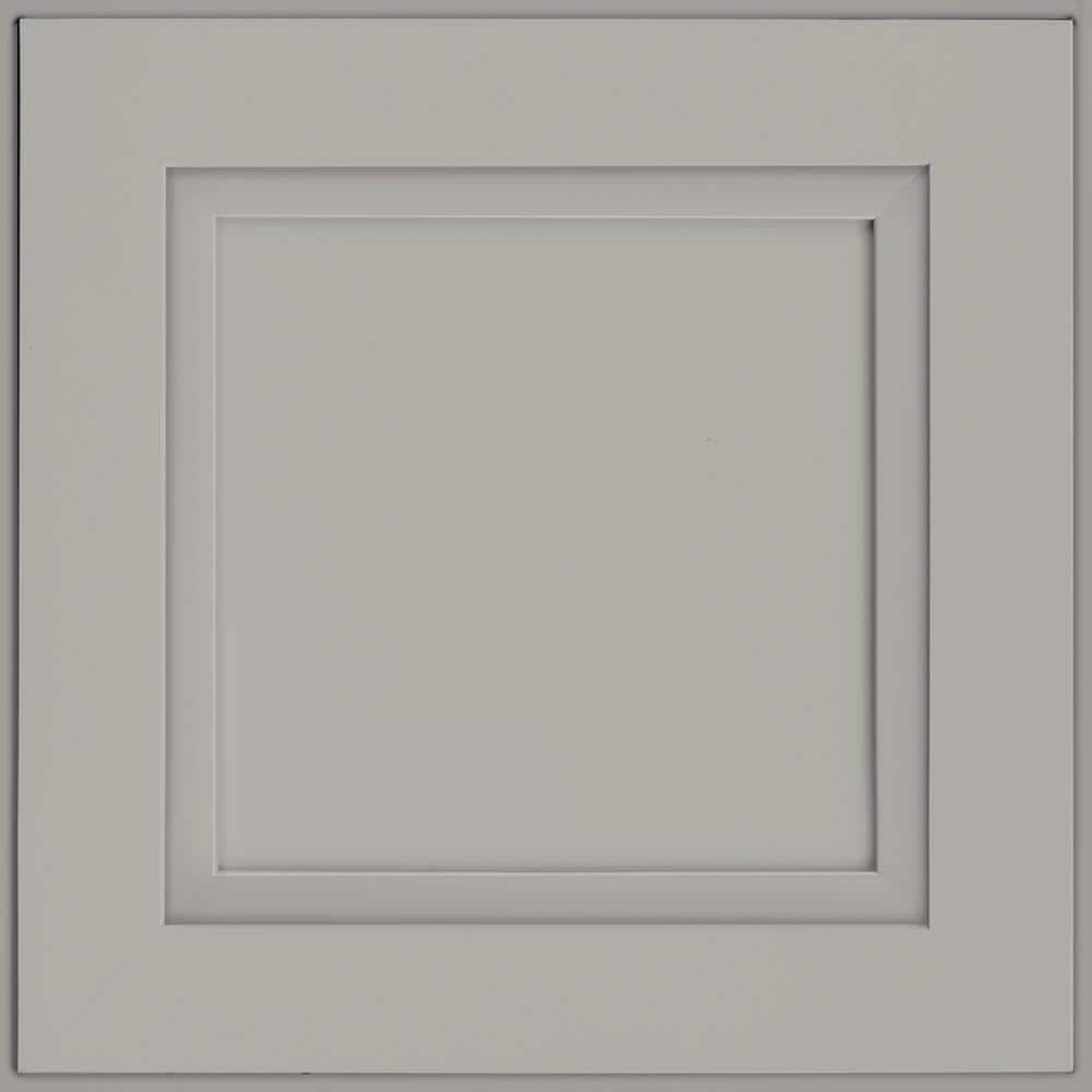 14-5/8 in. x 14-5/8 in. Cabinet Door Sample in Pebble Grey - Hercitys