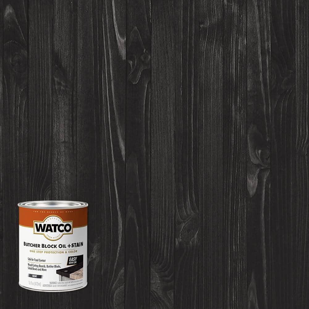 1 Pint Butcher Block Oil in Ebony (4 Pack) - Hercitys