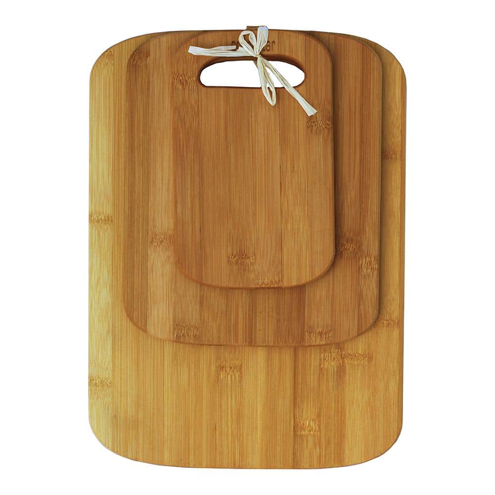 3-Piece Bamboo Cutting Board Set - Hercitys