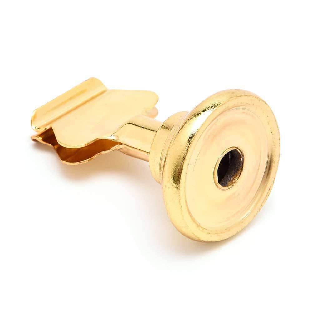 1 in. W x 1.7 in H Gold Solid Stainless Steel Card Place Holder (Set of 16) - Hercitys