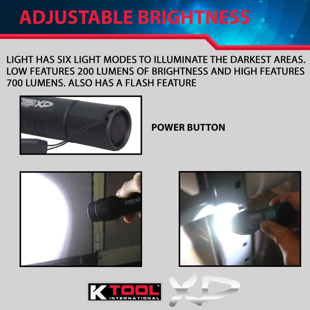 1000 Lumens Flashlight with Power Bank Function - Hercitys