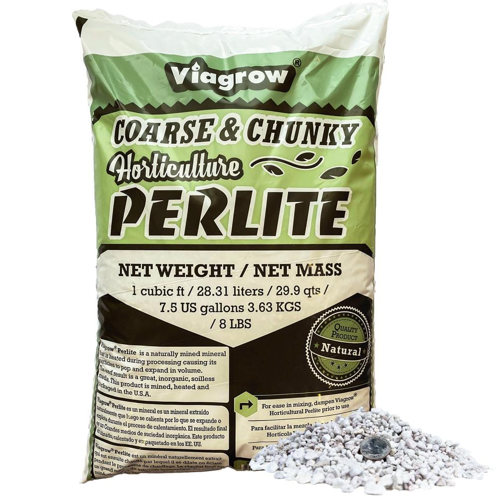 1 cu. ft. 29.9 Qt./28 l/7.5 Gal./3.63 Kg Perlite Coarse and Chunky Grade - Hercitys