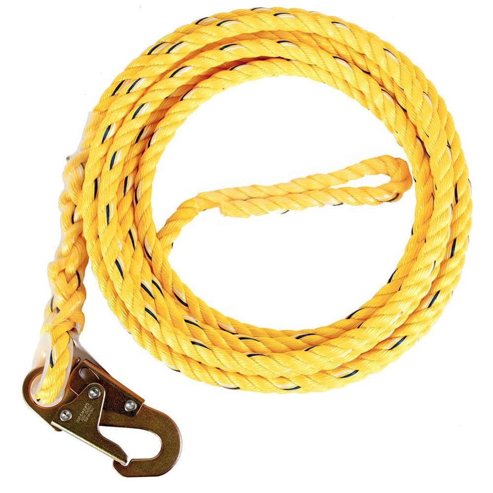5/8 in. x 200 ft. Poly Steel Rope with Snaphook - Hercitys