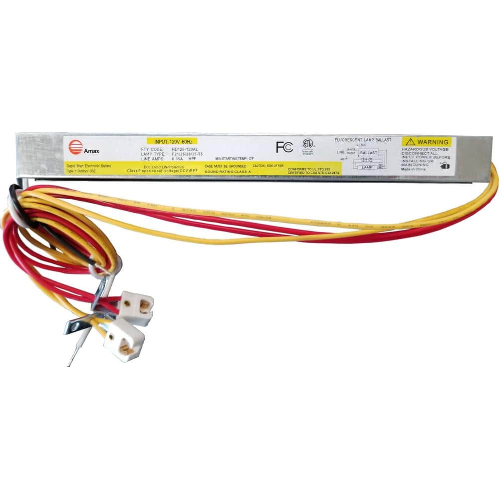 120-Volt 11 in. Electronic Ballast 1-F21T5/1-F26T5/1-F28T5/F35T5 Lamps - Hercitys