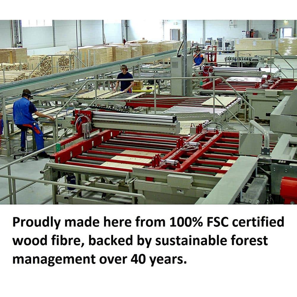 1 in. x 18 in. x 72 in Allwood Pine Project Panel - Hercitys