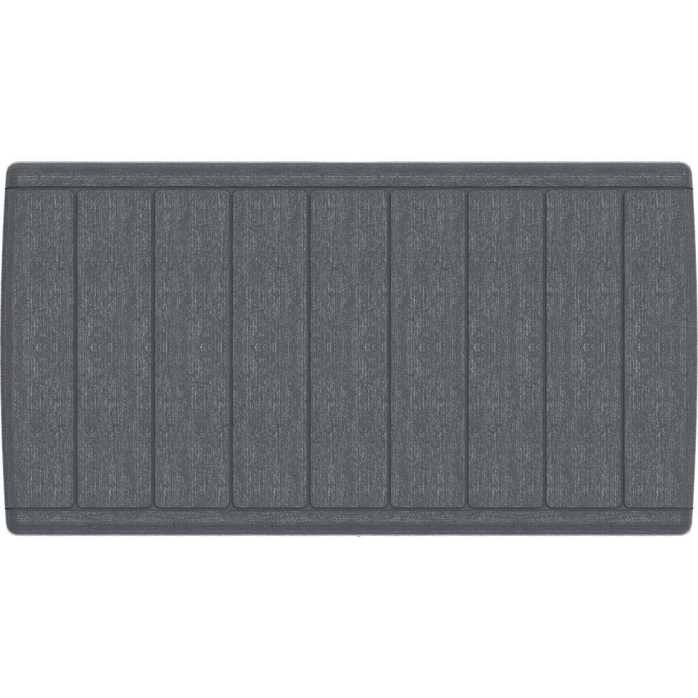 110 Gal. Cedar Grain Deck Box Gray - Hercitys
