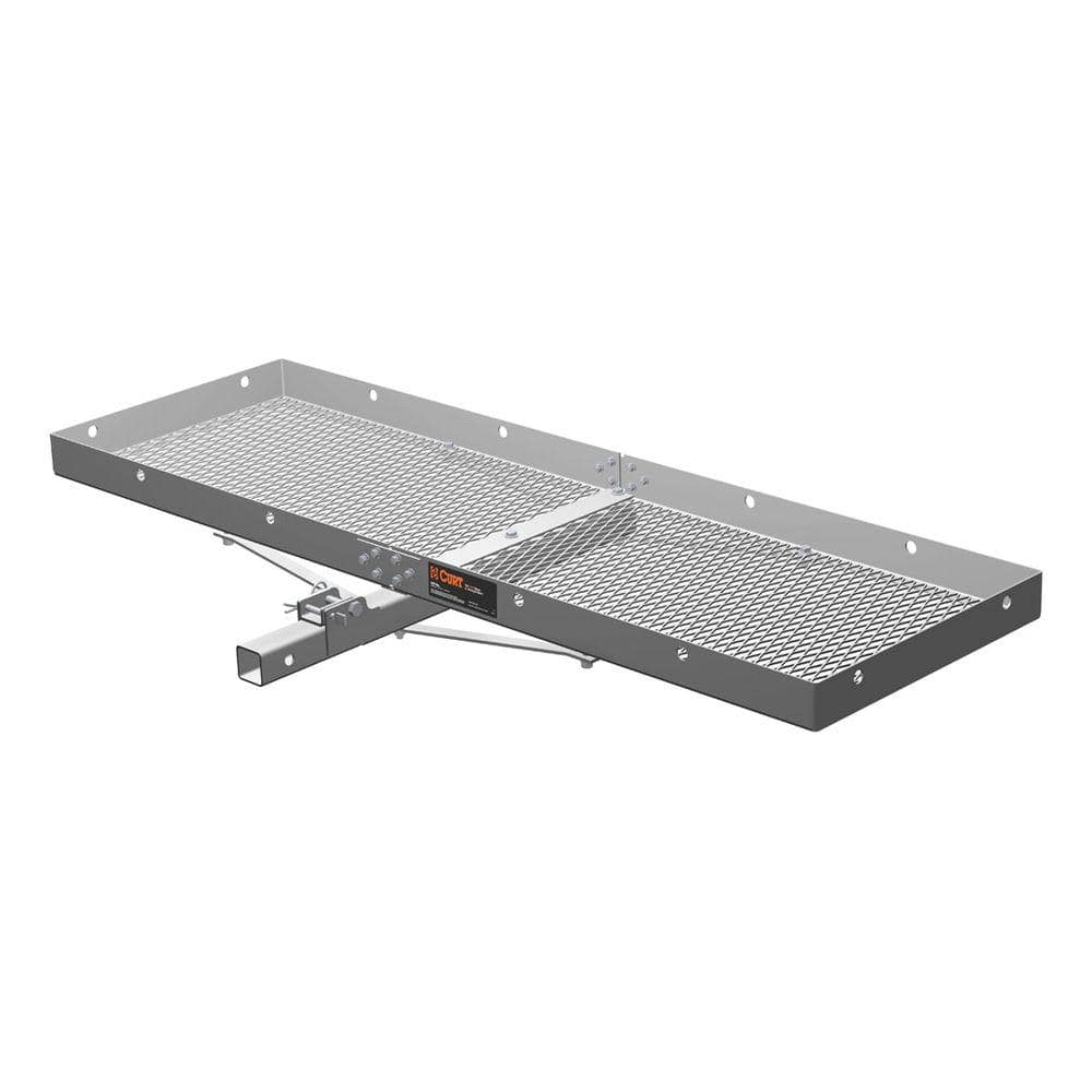 500 lb. Capacity 60 in. x 20 in. Aluminum Tray-Style Cargo Carrier (Folding 2 in. Shank) - Hercitys