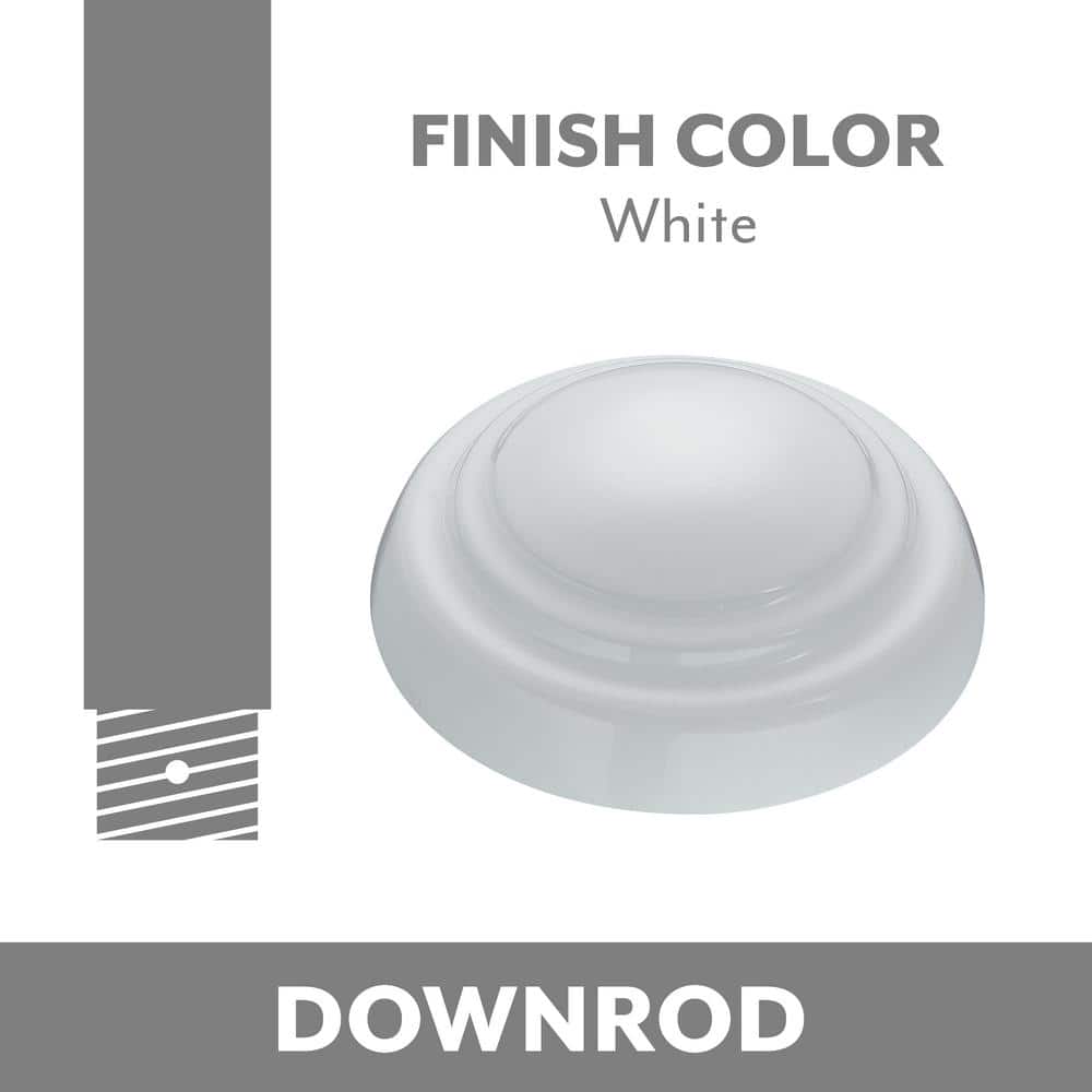 3.5 in. White Replacement Downrod - Hercitys