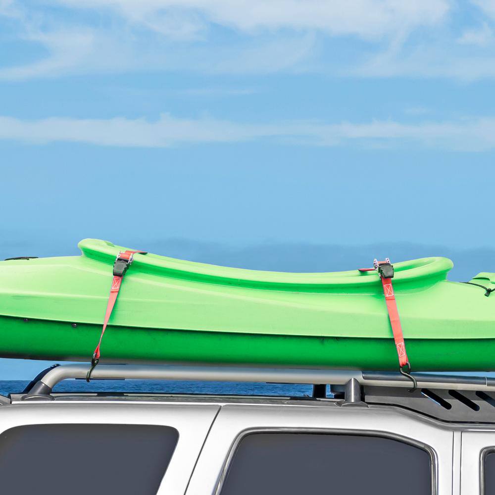 10 ft. x 6 in. Ratchet Tie Down Straps (4-Pack) - Hercitys