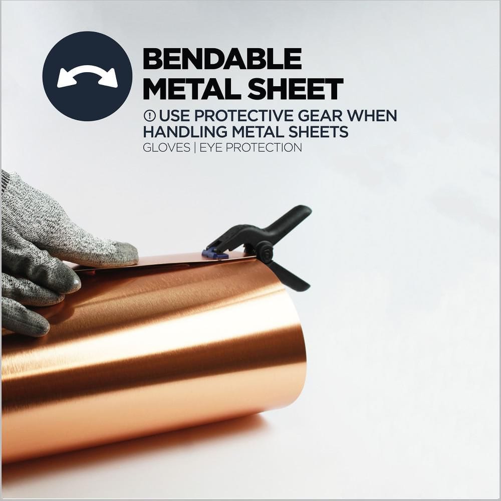 1 ft. x 2 ft. Aluminum Champagne Bronze Lincane Sheet - Hercitys