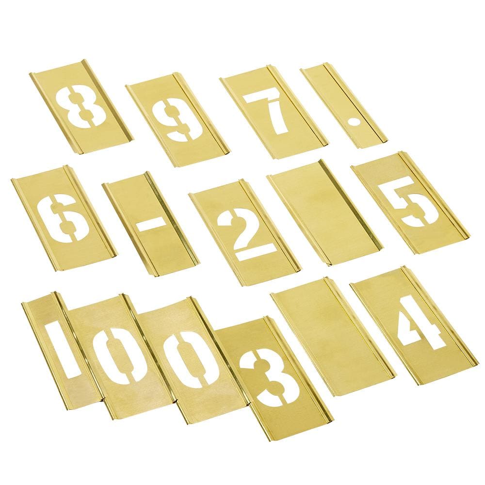 2 in. Stencil Number Set (15-Piece) - Hercitys