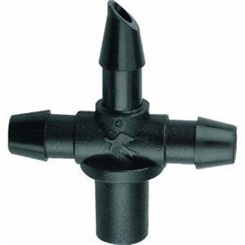 1/4 in. Barbed Tees for Drip Tubing (100-Pack) - Hercitys