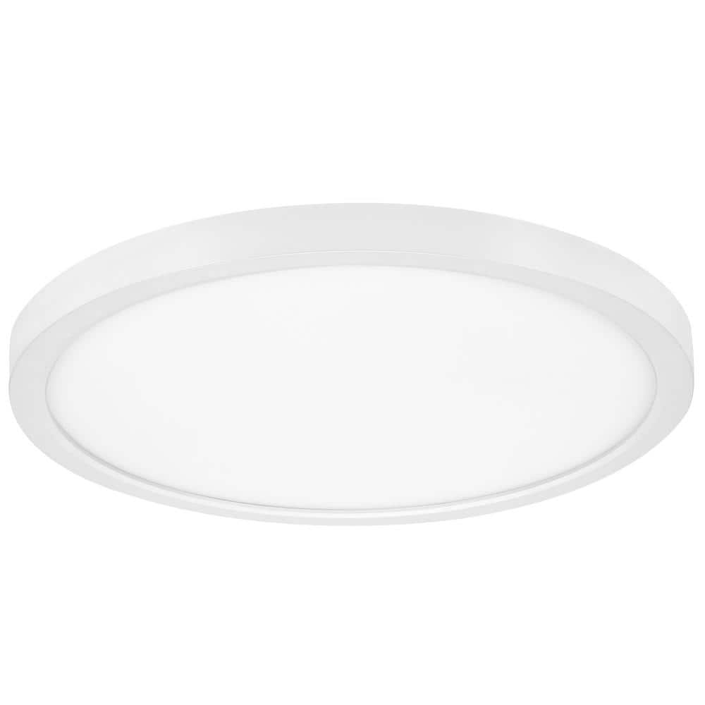 14 in. LED Flush Mount Ceiling Light, 5 CCT 2700K-5000K, 2500 Lumens - Hercitys