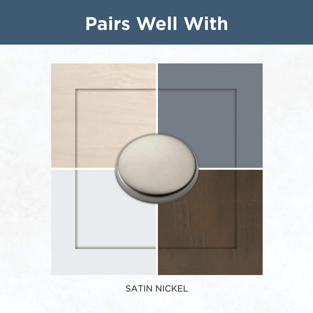 10-Pack Cup 3 in. (76 mm) Classic Satin Nickel Cabinet Drawer Cup Pulls - Hercitys