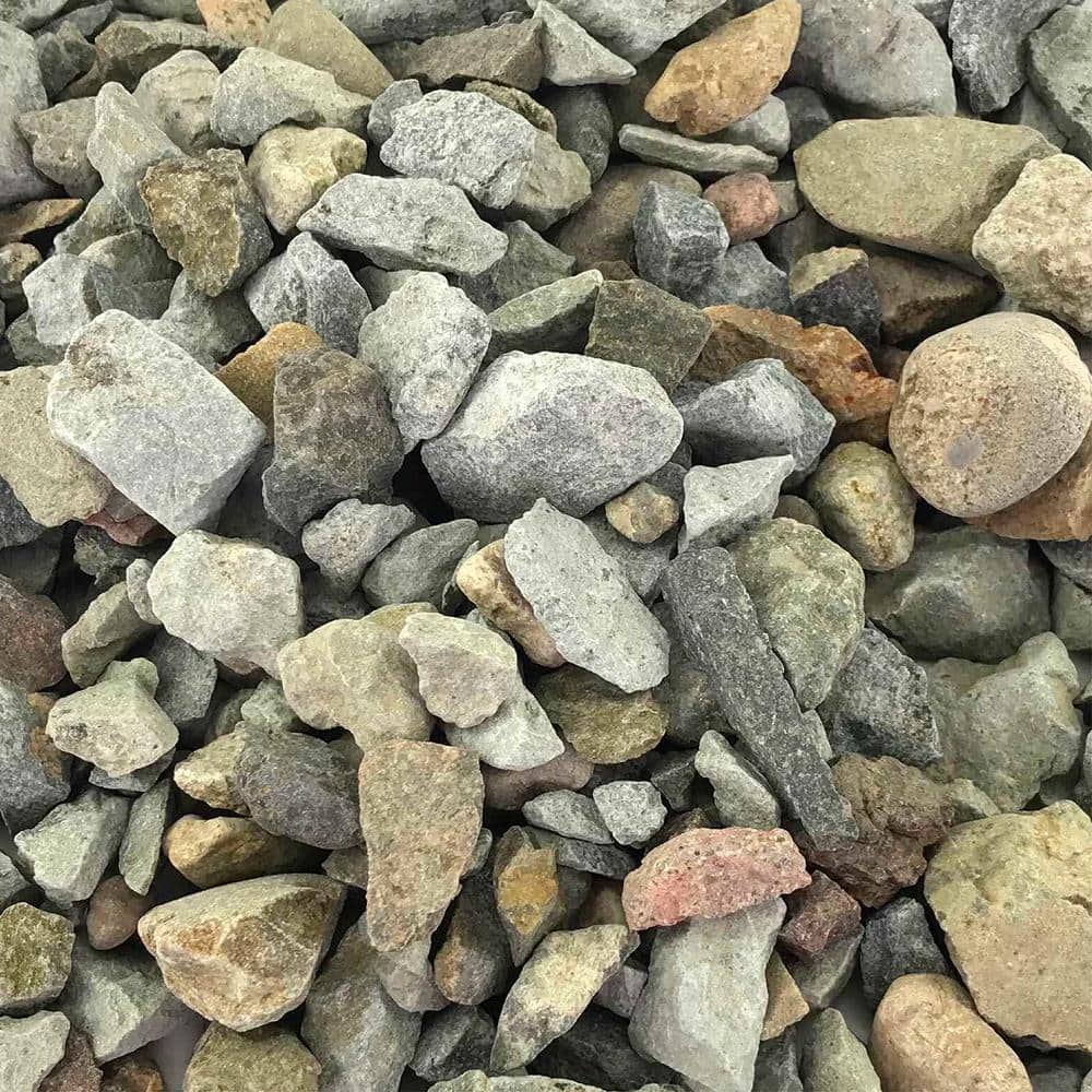 0.25 cu. ft. 3/4 in. Crushed Gravel Bagged Landscape Rock and Pebble for Gardening, Landscaping, Driveways and Walkways - Hercitys