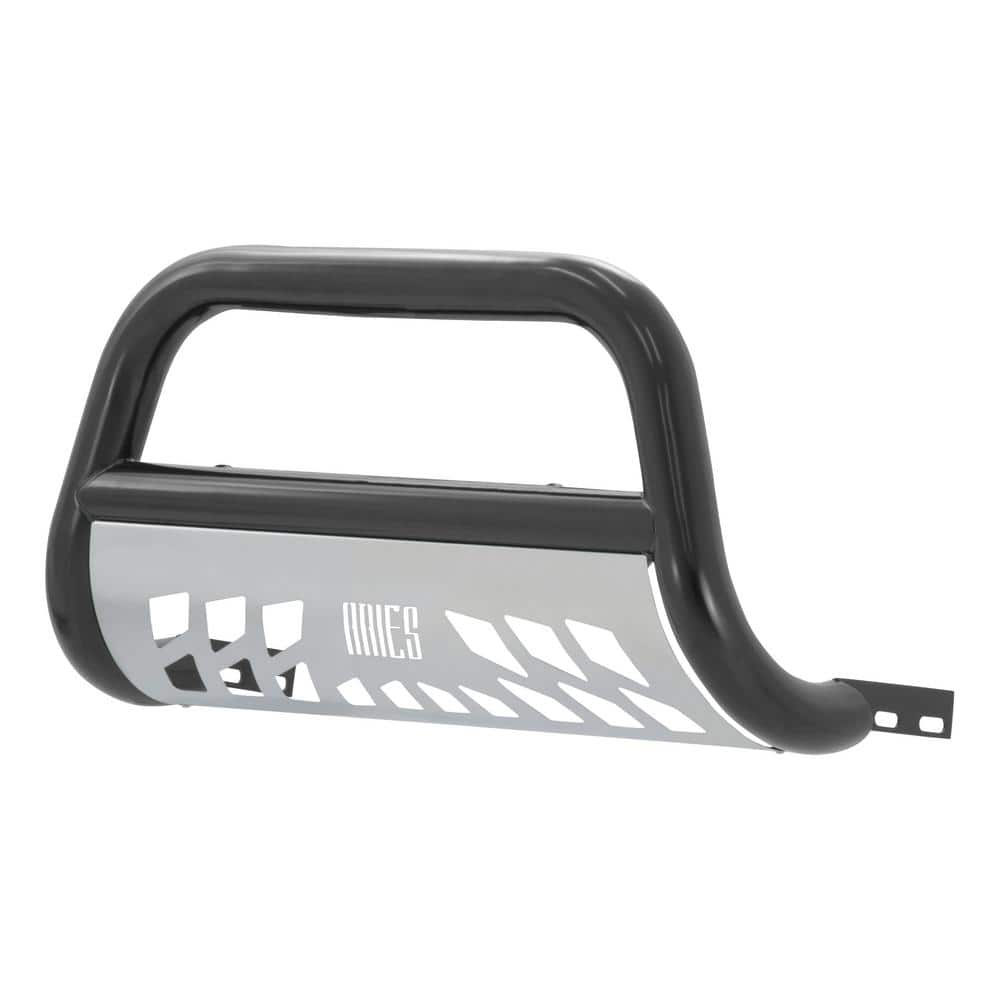 3-Inch Black Steel Bull Bar, No-Drill, Select Chevrolet, GMC C, K, Suburban, Tahoe - Hercitys