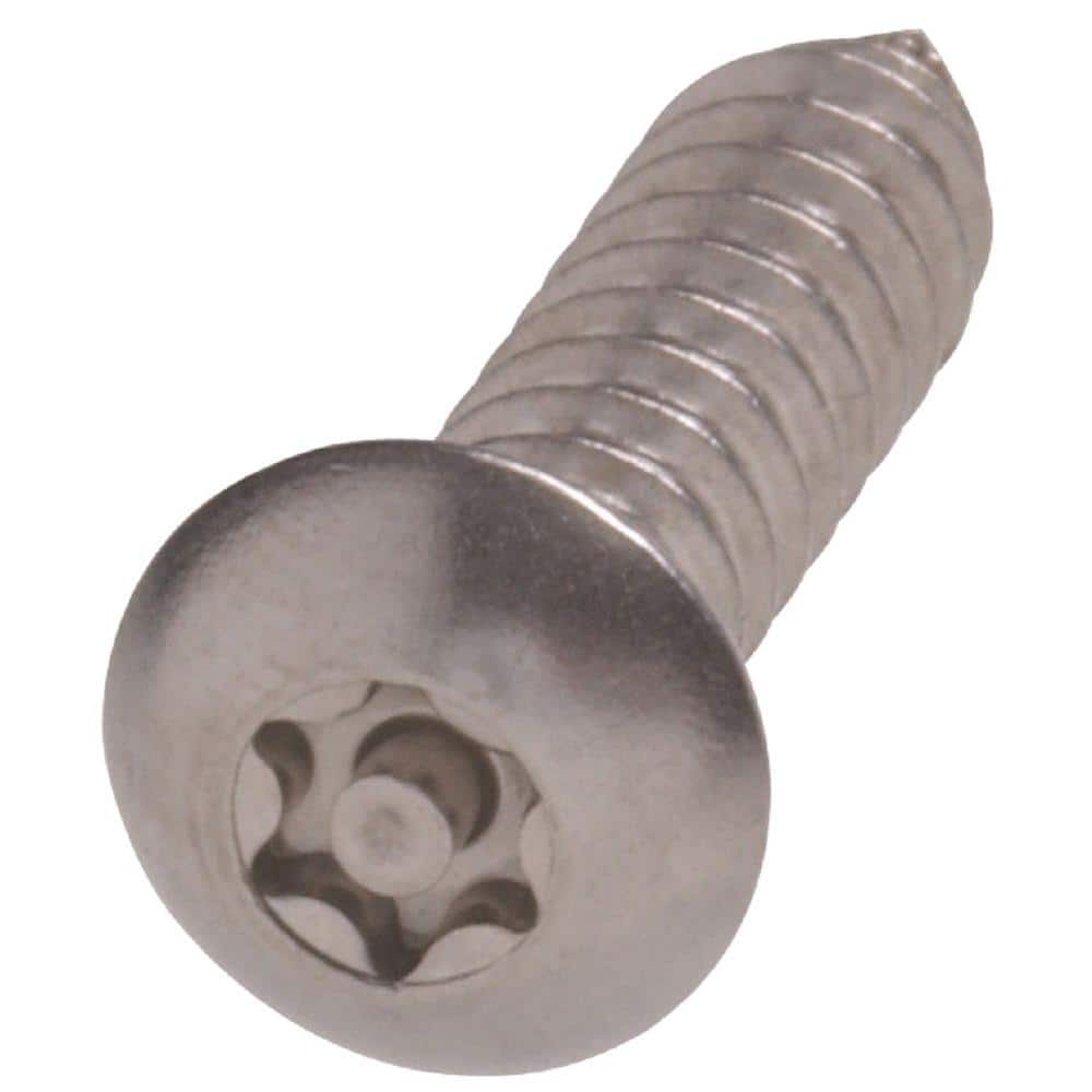#10 1 in. Star Button-Head Sheet Metal Screws (10-Pack) - Hercitys