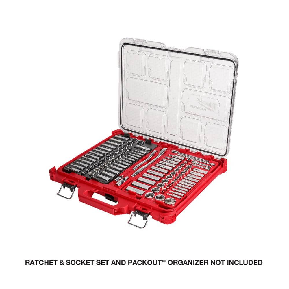 1/4 in. and 3/8 in. Drive Metric and SAE Ratchet and Socket Trays - Hercitys