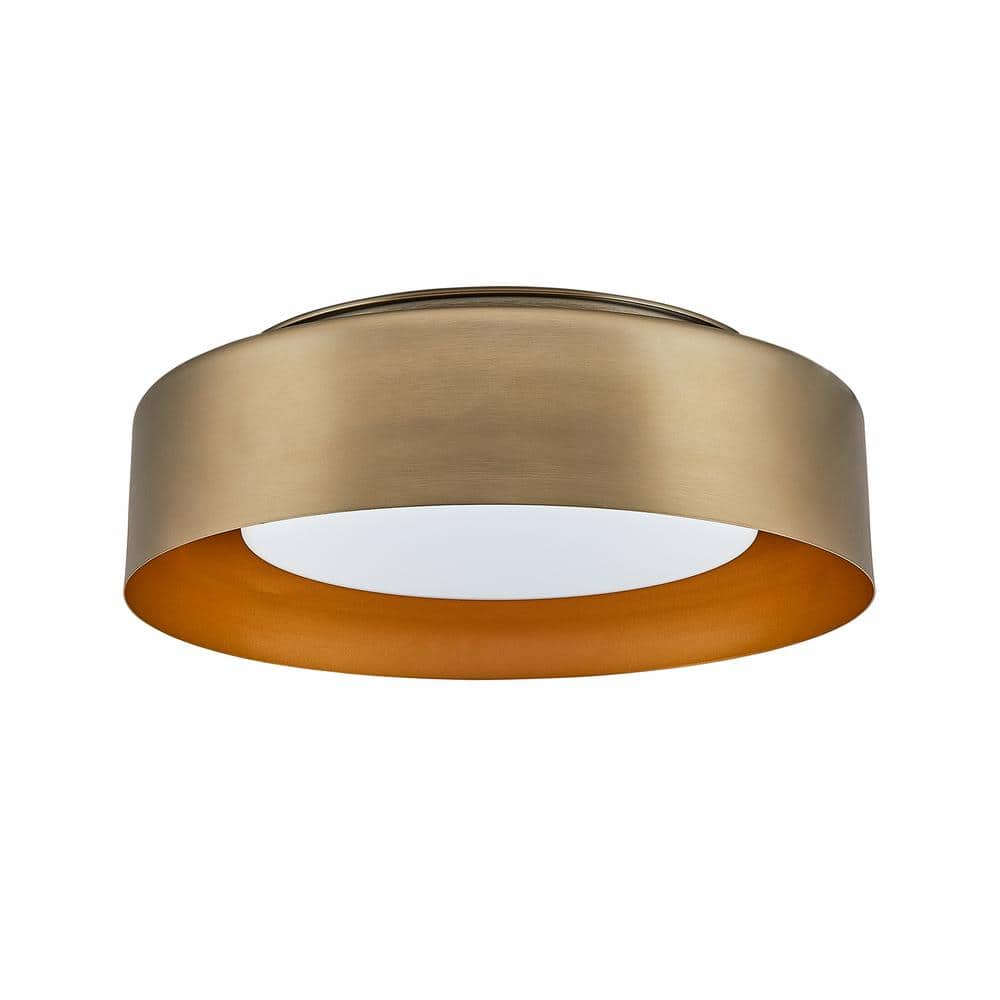 16 in. 3-Light Gold Flush Mount - Hercitys