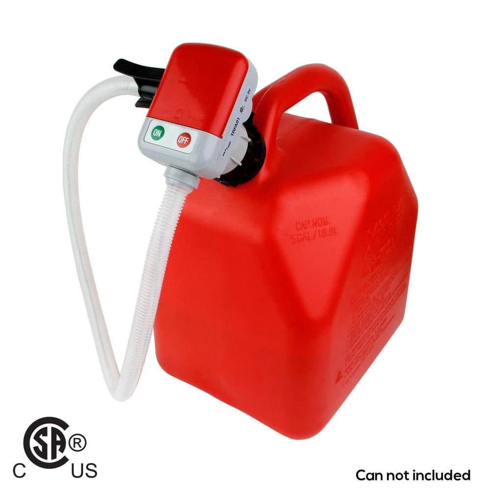 4 AA Battery Powered Fuel Transfer Pump with Auto-Stop - Hercitys