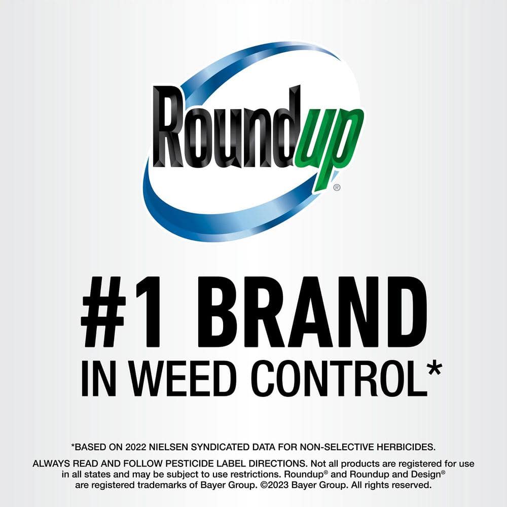 1 Gal. Weed and Grass Killer₄ with Sure Shot Wand, Use In and Around Flower Beds, Trees, and Driveways - Hercitys