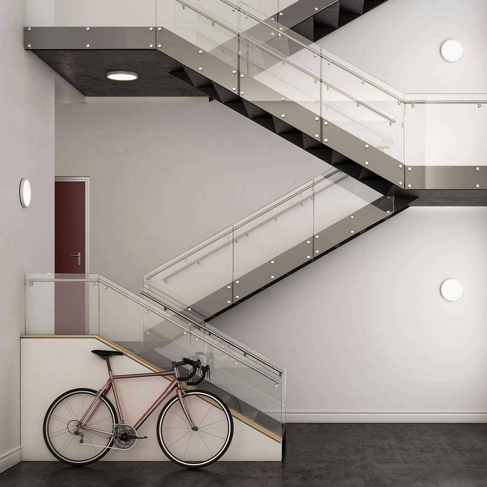 14 in. Round Indoor/Outdoor LED Flush Mount - Hercitys