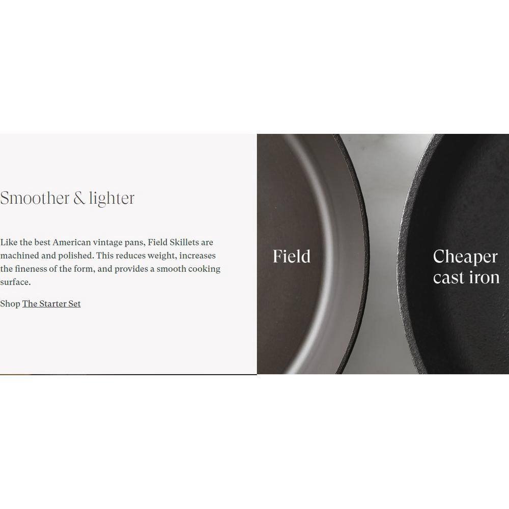 10-1/4 in. No. 8 Cast Iron Skillet - Hercitys