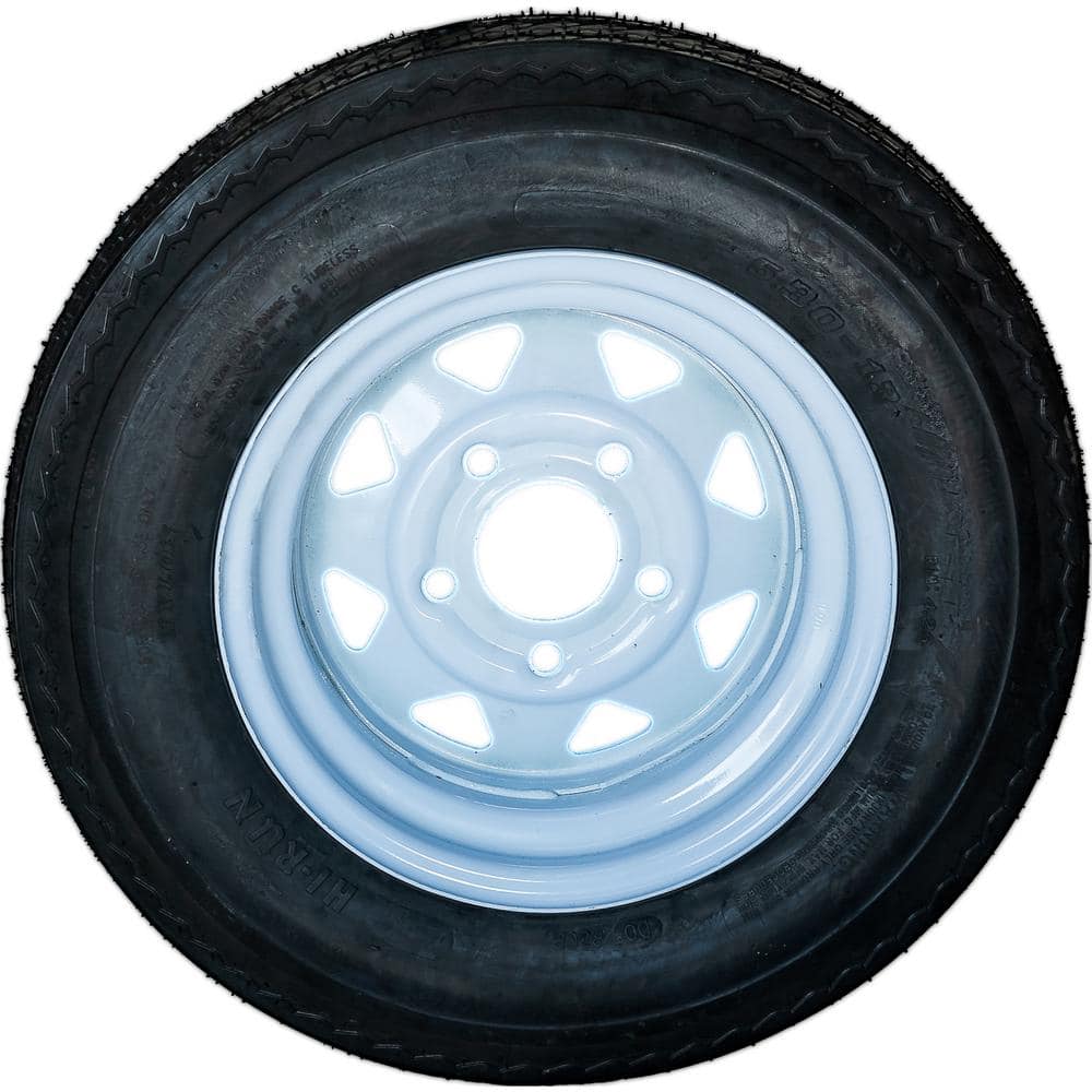 5 Hole LRC 50 PSI 5.3 in. x 12 in. 6-Ply Tire and Wheel Assembly - Hercitys