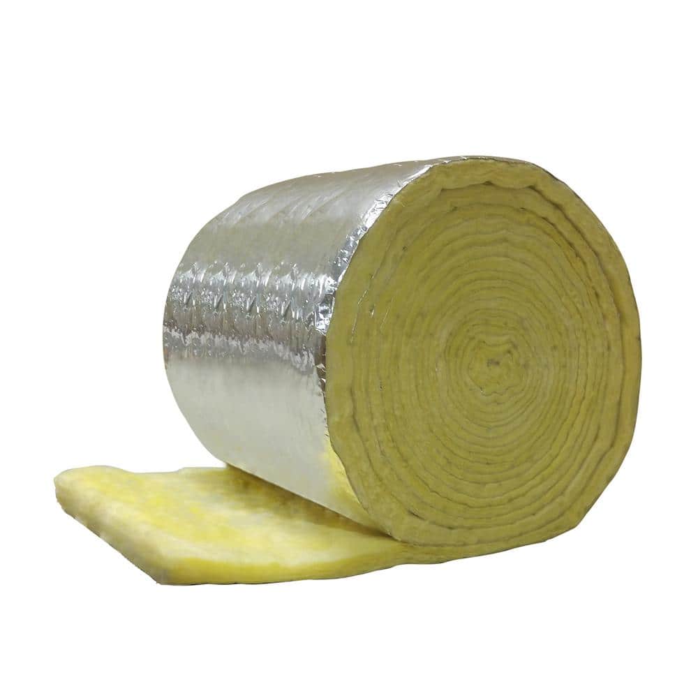 12 in. x 15 ft. Foil and Fiberglass Duct Insulation - Hercitys