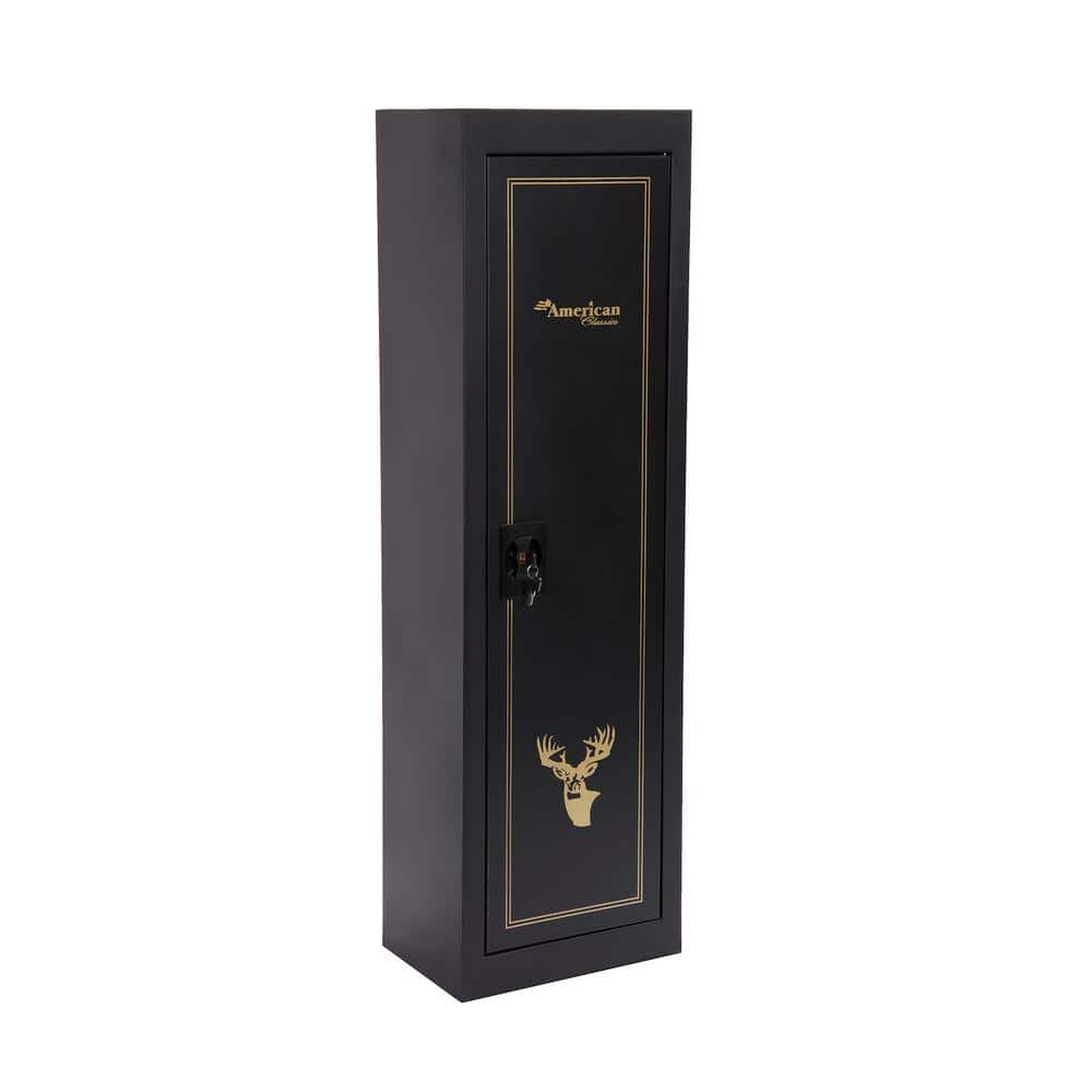 5-Gun Lockable Metal Security Gun Cabinet - Hercitys