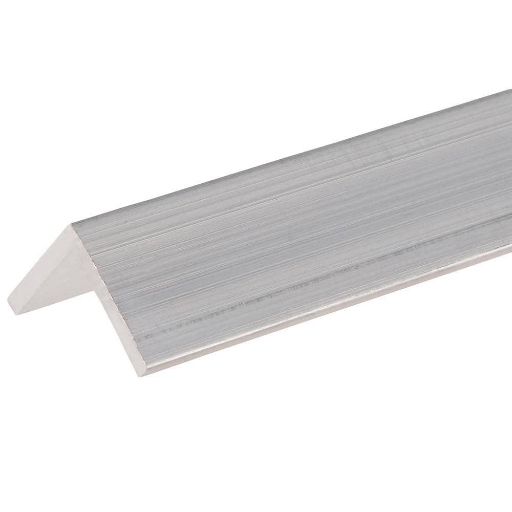 1 in. x 8 ft. – 1/8 in. Thick Aluminum Angle - Hercitys