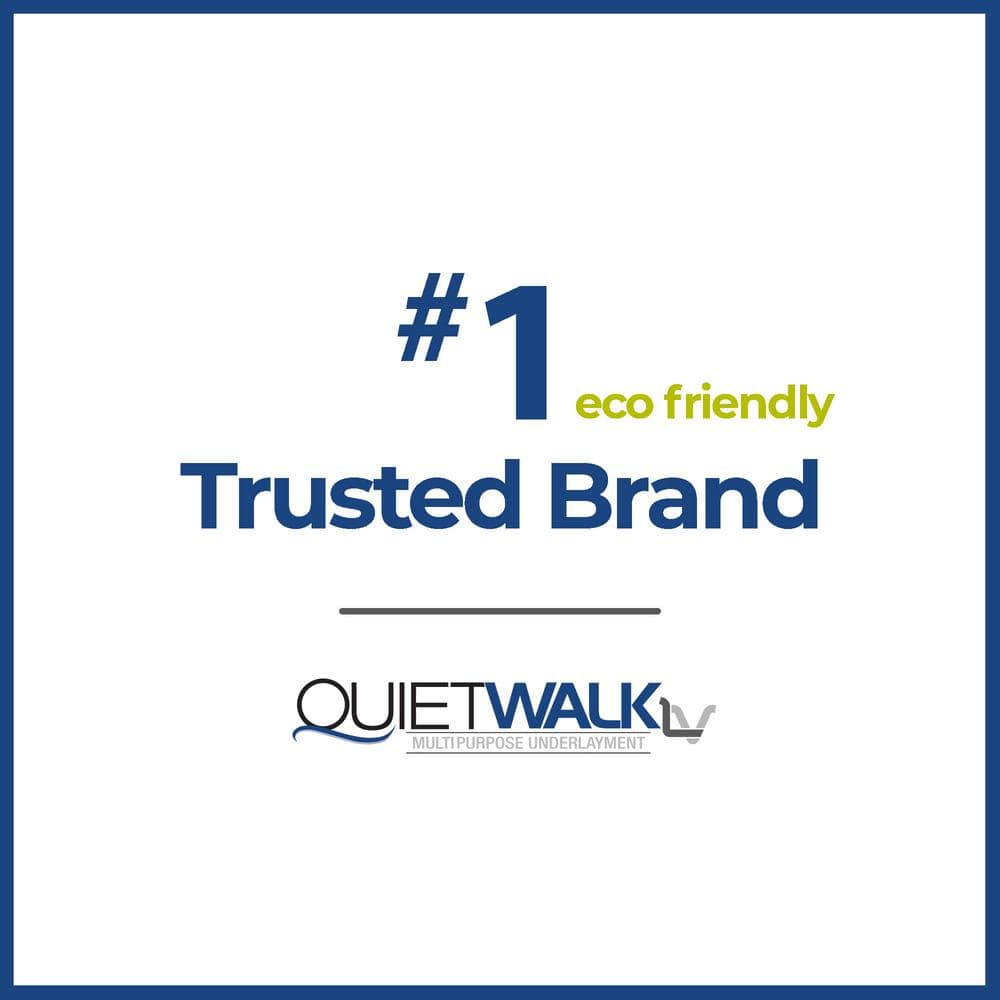 360 sq. ft. x 6 ft. x 60 ft. x 1.4 mm Acoustical Underlayment with Vapor Barrier for All Vinyl Plank Flooring - Hercitys