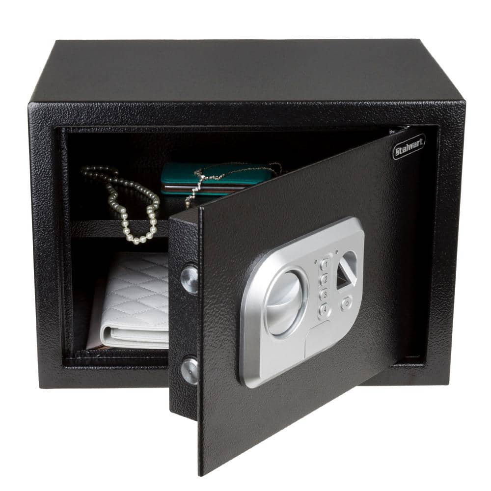 0.6 cu. ft. Fingerprint and Digital Lock Steel Safe - Hercitys