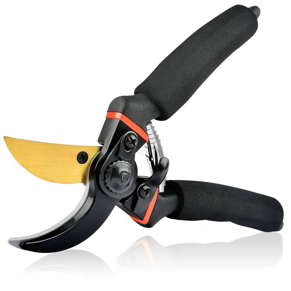 4 in. Stainless Steel Hand Pruner with Japanese Grade Gardening Shears - Hercitys