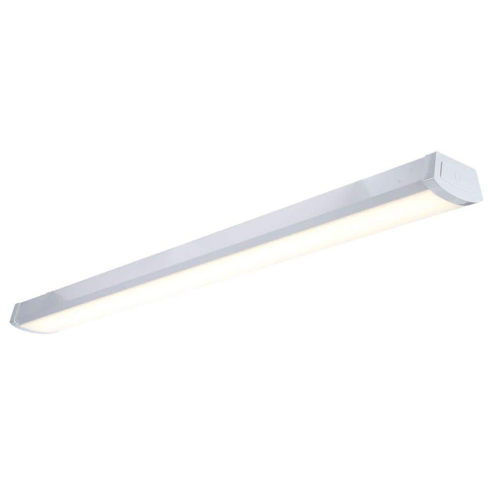 40-Watt 4 ft. White Integrated LED Flush Mount Light - Hercitys