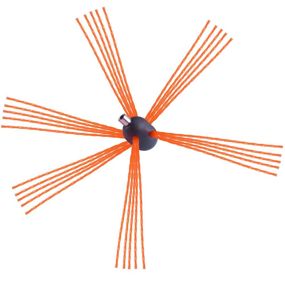 26 ft. Chimney Sweep Kit, with 8 Reinforced Nylon Flexible Rods, Ergonomic Chimney Cleaning Brush, 360º Brush - Hercitys